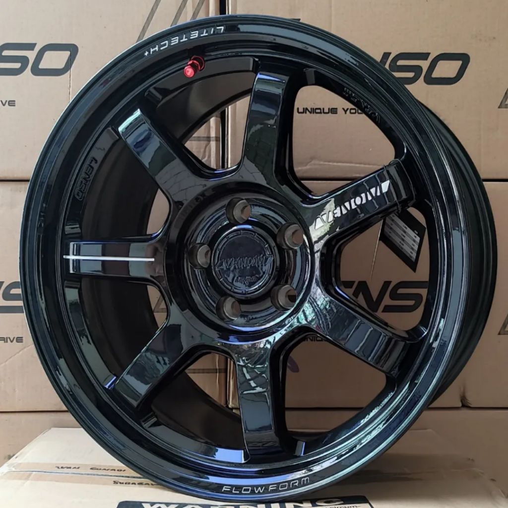 velg lenso venom vt7 r18 original lenso Thailand lebar 9,5 velg mobil r18 velg racing ring 18 untuk 