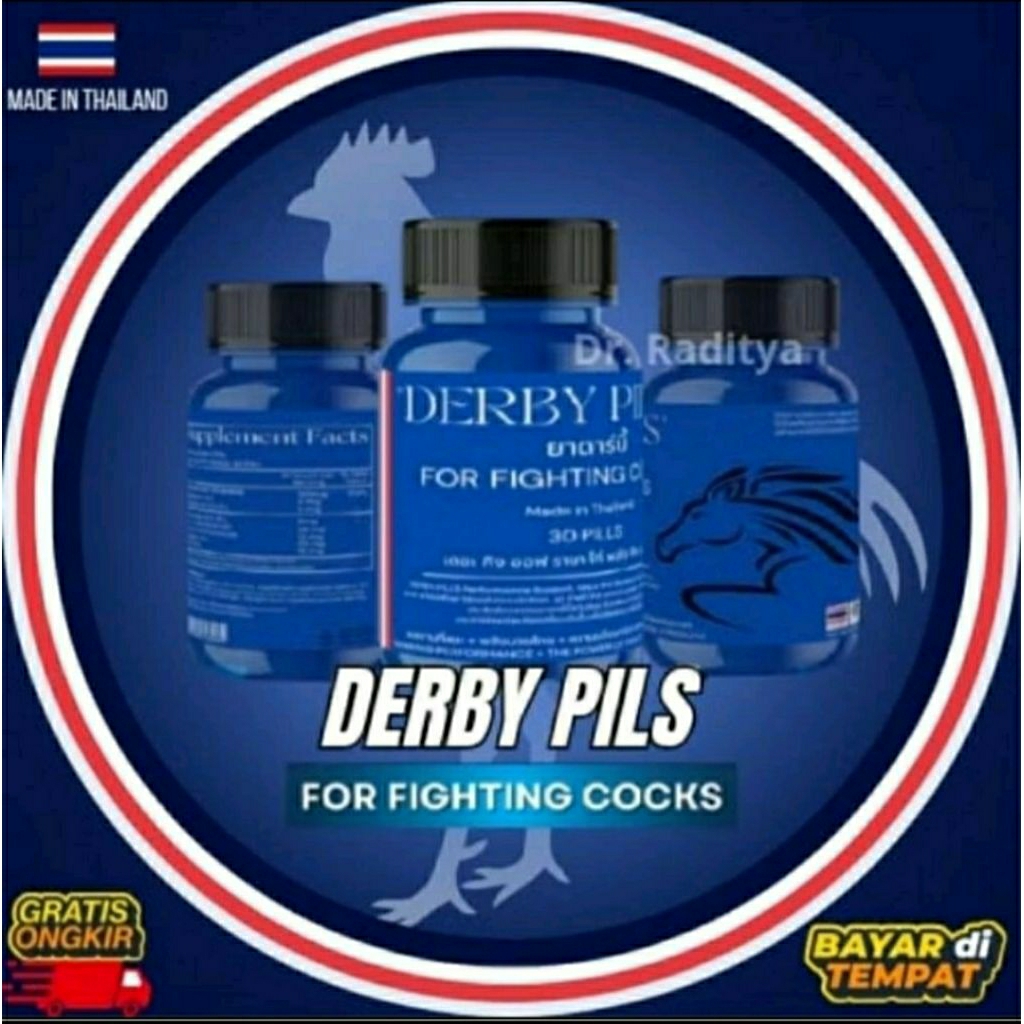 DERBY PILLS DOPING AYAM ORIGINAL 100% IMPORT THAILAND AYAM ADUAN AYAM THAILAND AYAM