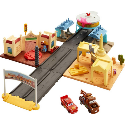 Mattel Disney Pixar Cars Playset With Vehicles