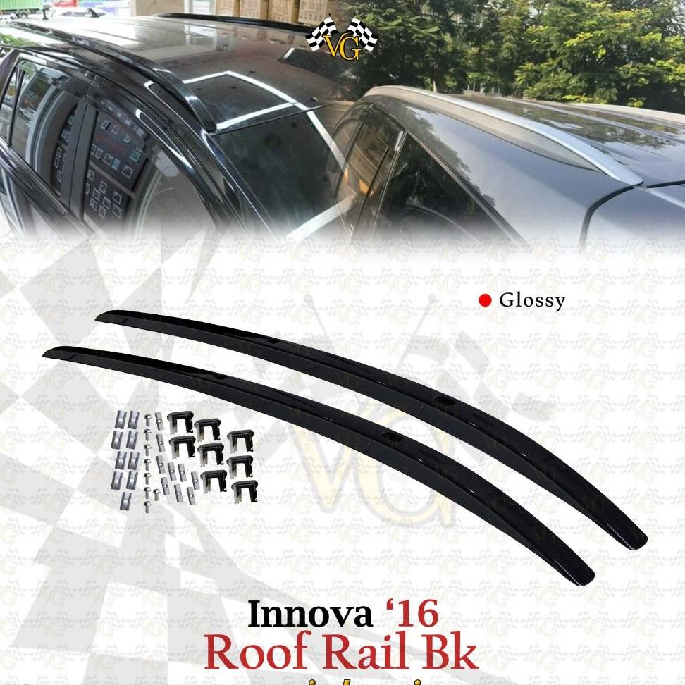 Roofrail Innova Reborn 2016 - 2026 Roof Rail Black & Silver