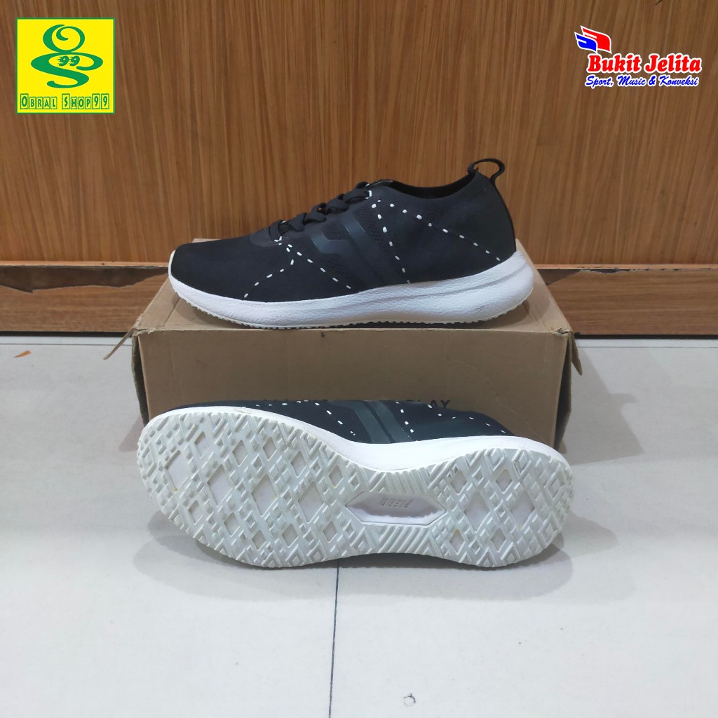 SEPATU LARI PIERO VX EVO W BLACK ORIGINAL