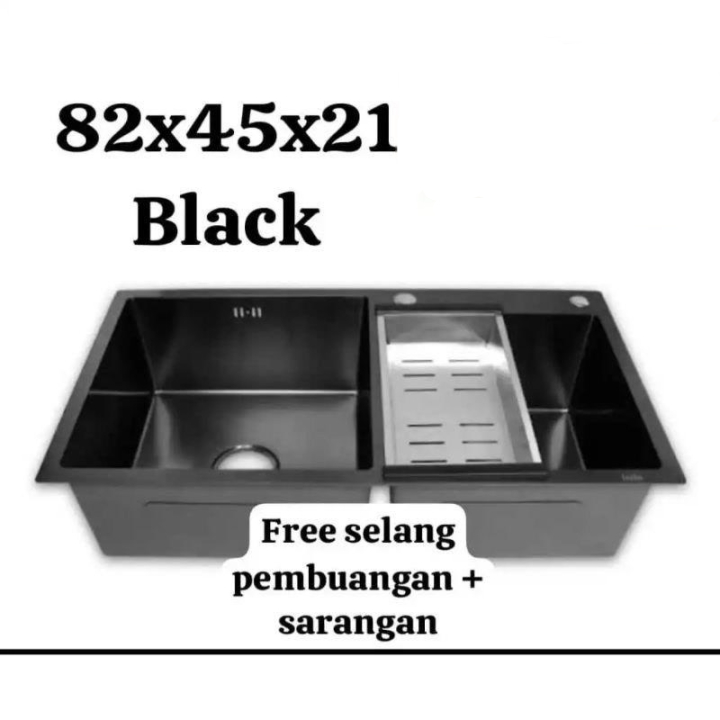 WASTAFEL CUCI PIRING/WASTAFEL CUCI PIRING STAINLESS/BAK CUCI PIRING 8245 BLACK/BAK CUCI PIRING SUS 3