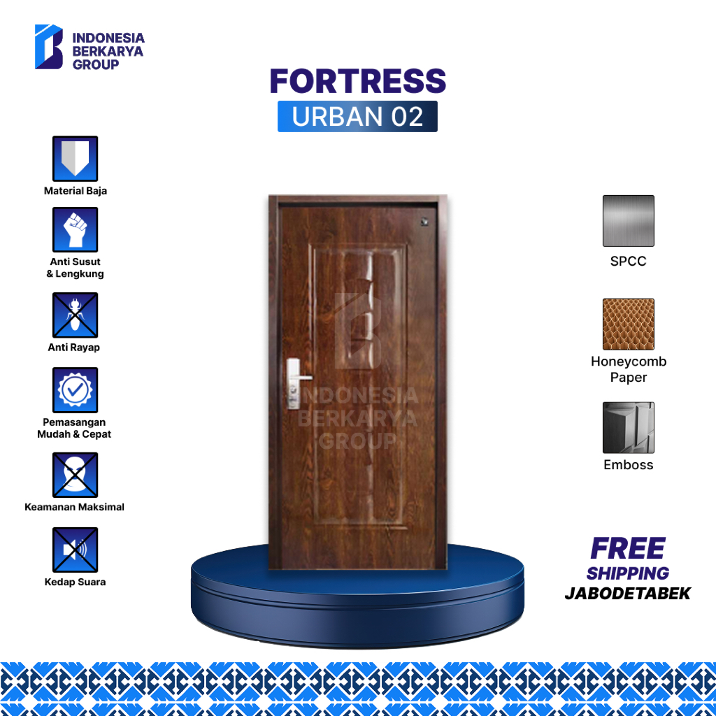 Pintu Baja Fortress Urban 80.02