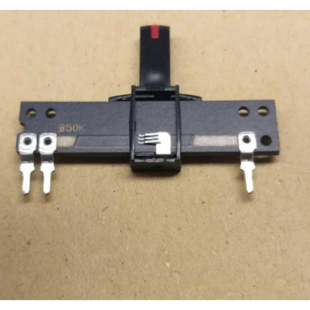 RI1951 potensio geser 4cm 4 cm gepeng b50k 50k mono equalizer plastik by PCM LTC GLODOK