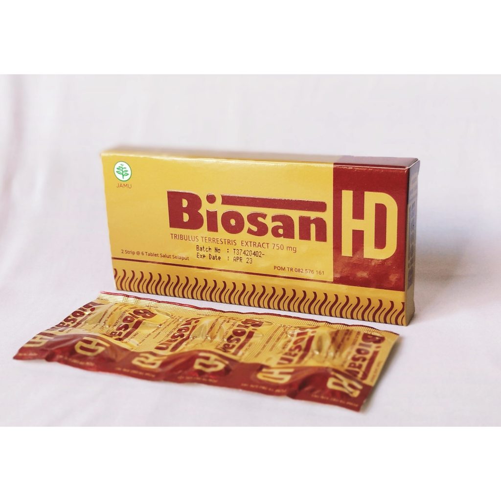 Biosan HD Box Isi 12 Tablet Herbal Tribulus Terrestris