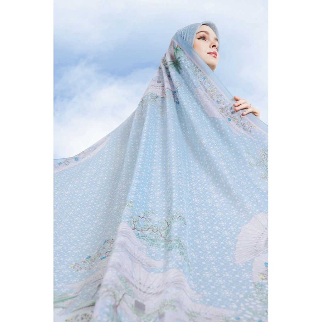 Hijab mandjha ivan gunawan - Medina ice blue
