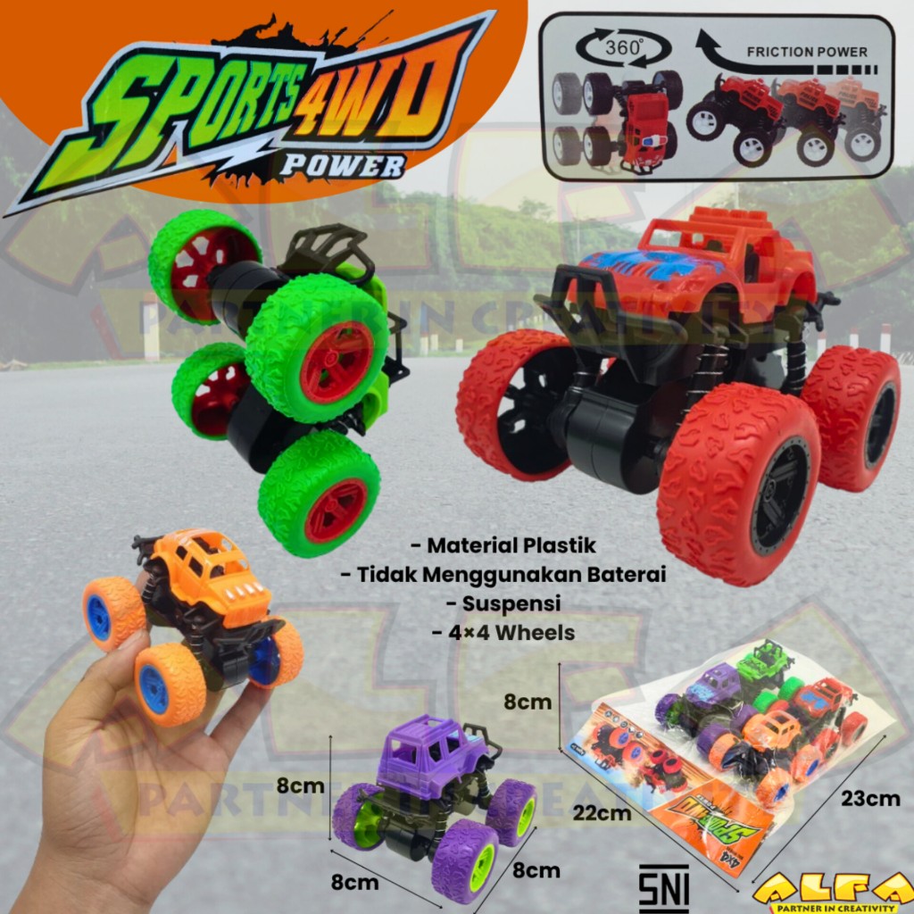 Toko Mainan ALFA Sports 4WD Jeep 4pcs H770 / TY-001506