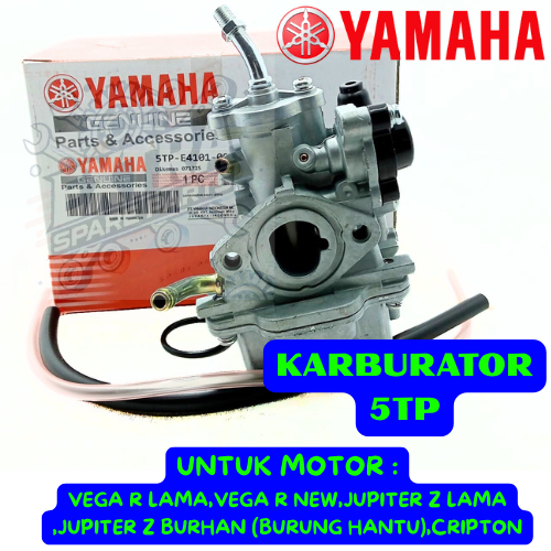 KARBURATOR 5TP YAMAHA ORIGINAL ASLI YAMAHA PRESISI VEGA R NEW / VEGA R LAMA / JUPITER Z ORI 100% .
