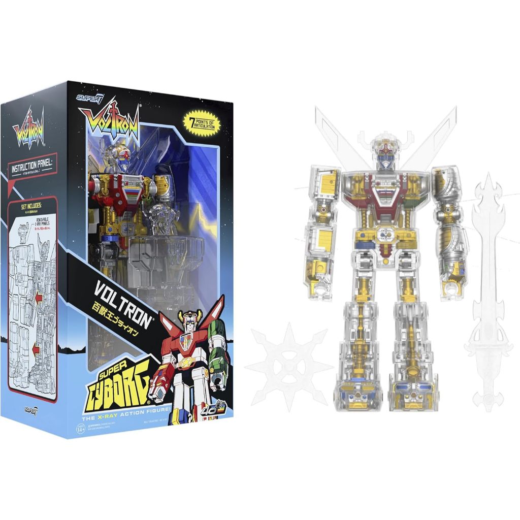 Super7 Voltron Super Cyborg - Voltron (klar) Actionfigur