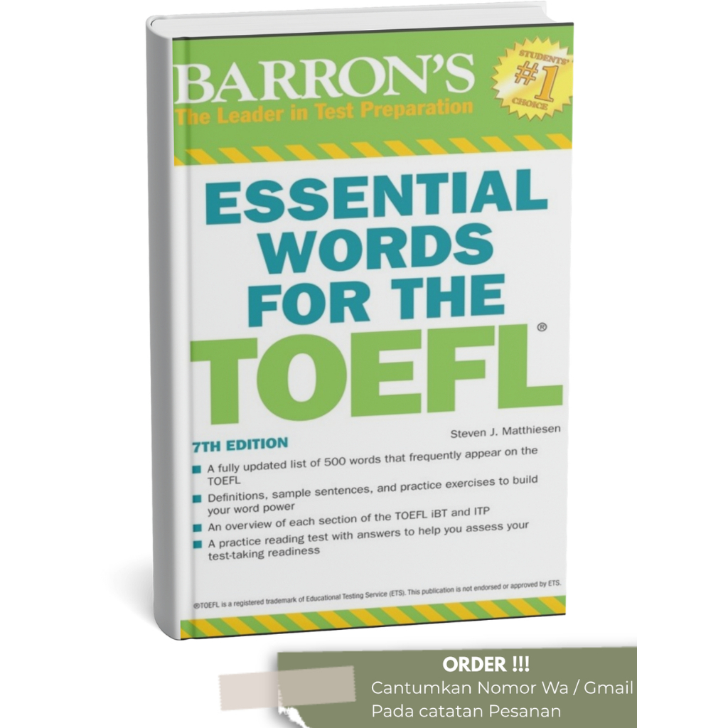 Ebook  Barron's Strategies and Tips Outsmart the TOEFL 2 nd Pluss Audio