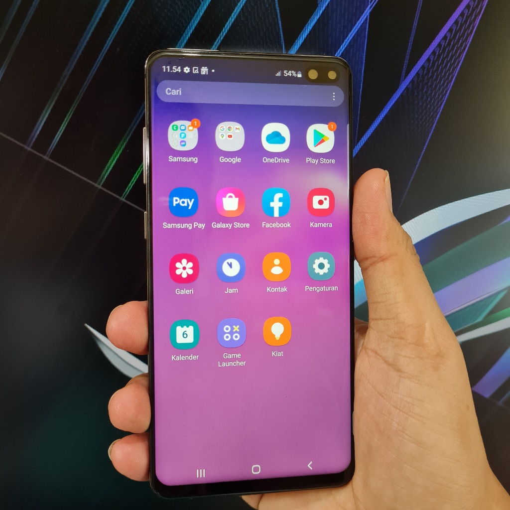 Samsung S10+ 8/128 sein minus lcd gantian oled