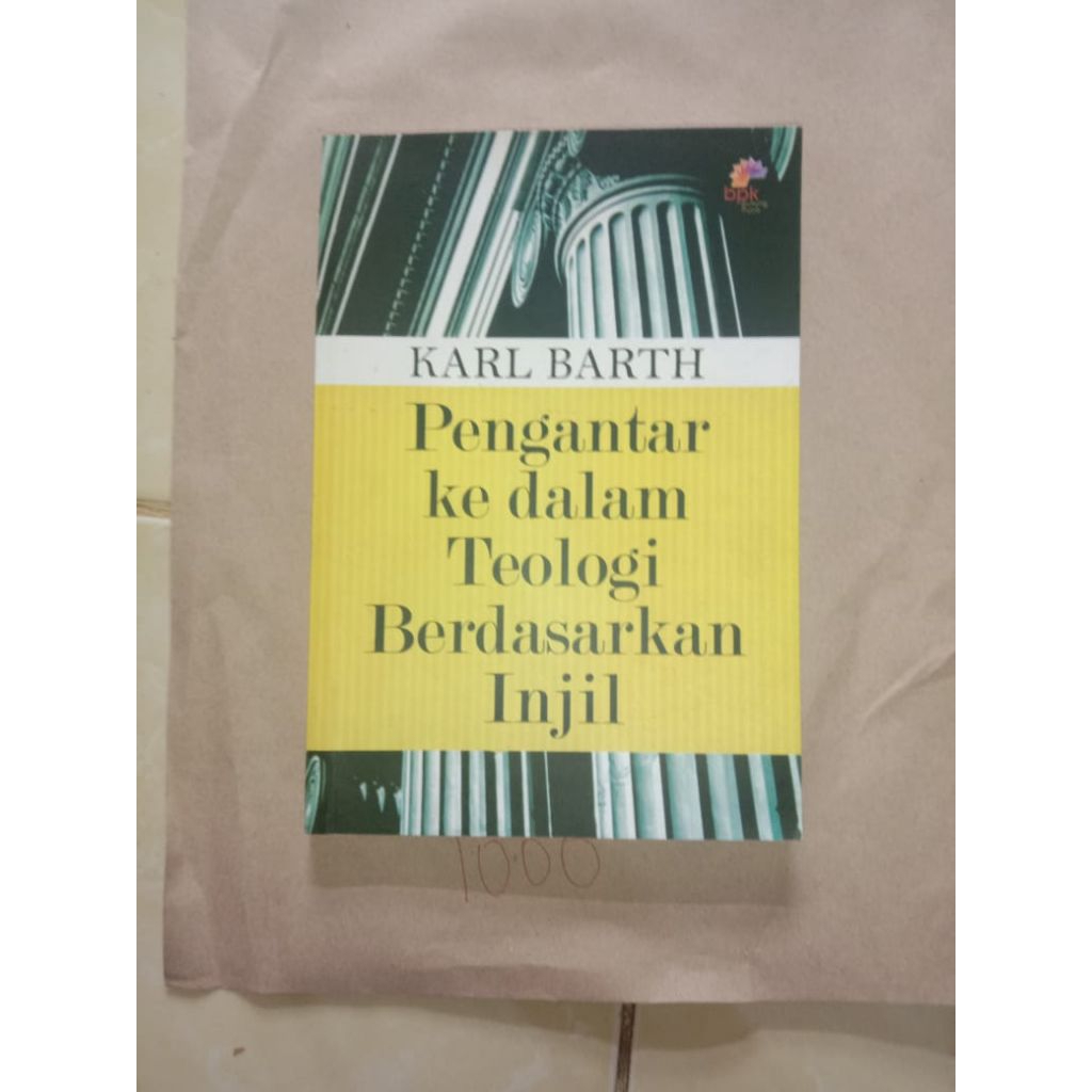 Buku Karl Barth Pengantar Ke Dalam Teologi Berdasarkan Injil