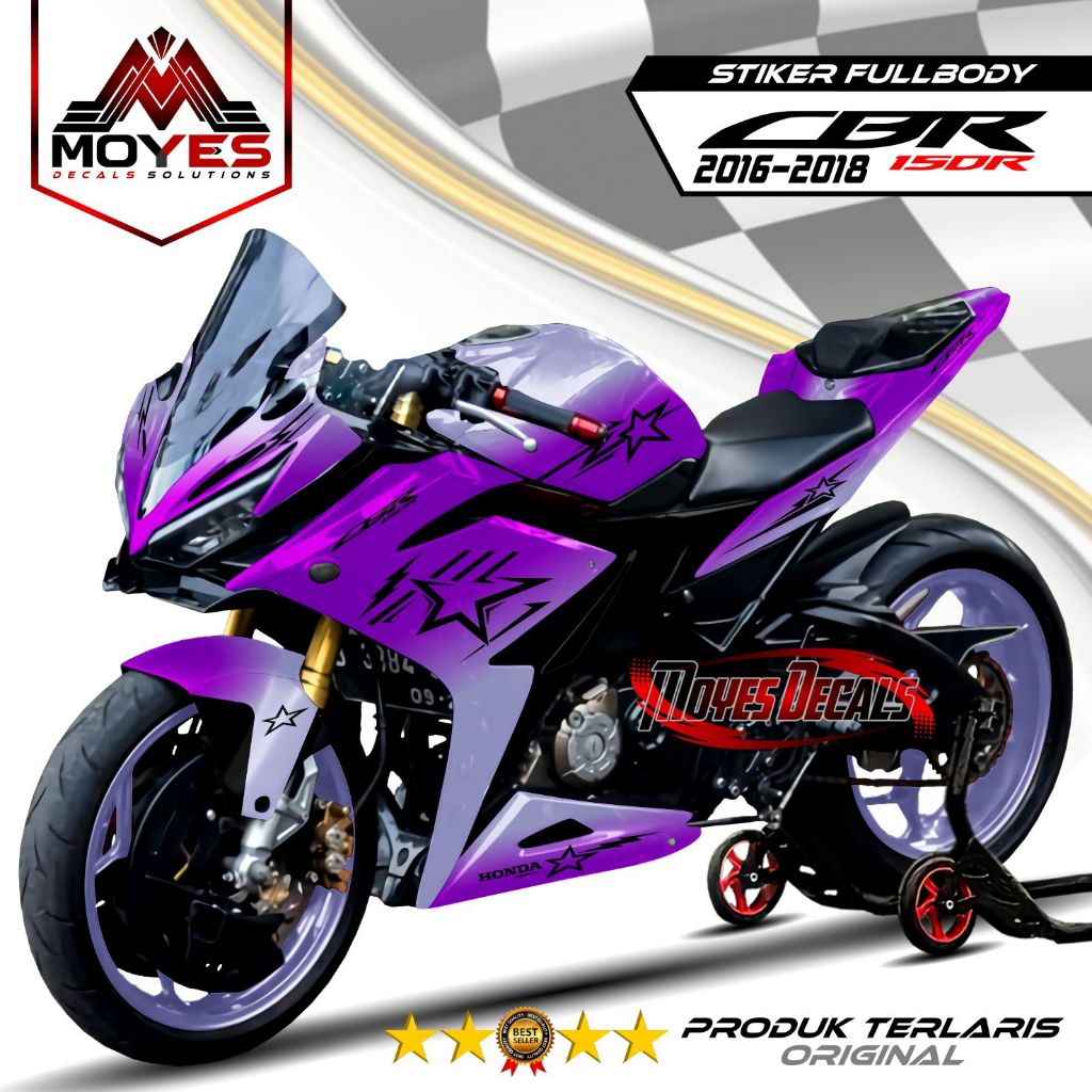 Sticker Decal CBR 150 R Sticker Decal CBR150R CBR150 R Facelift 2016-2018 Full body Bunglon Gradasi