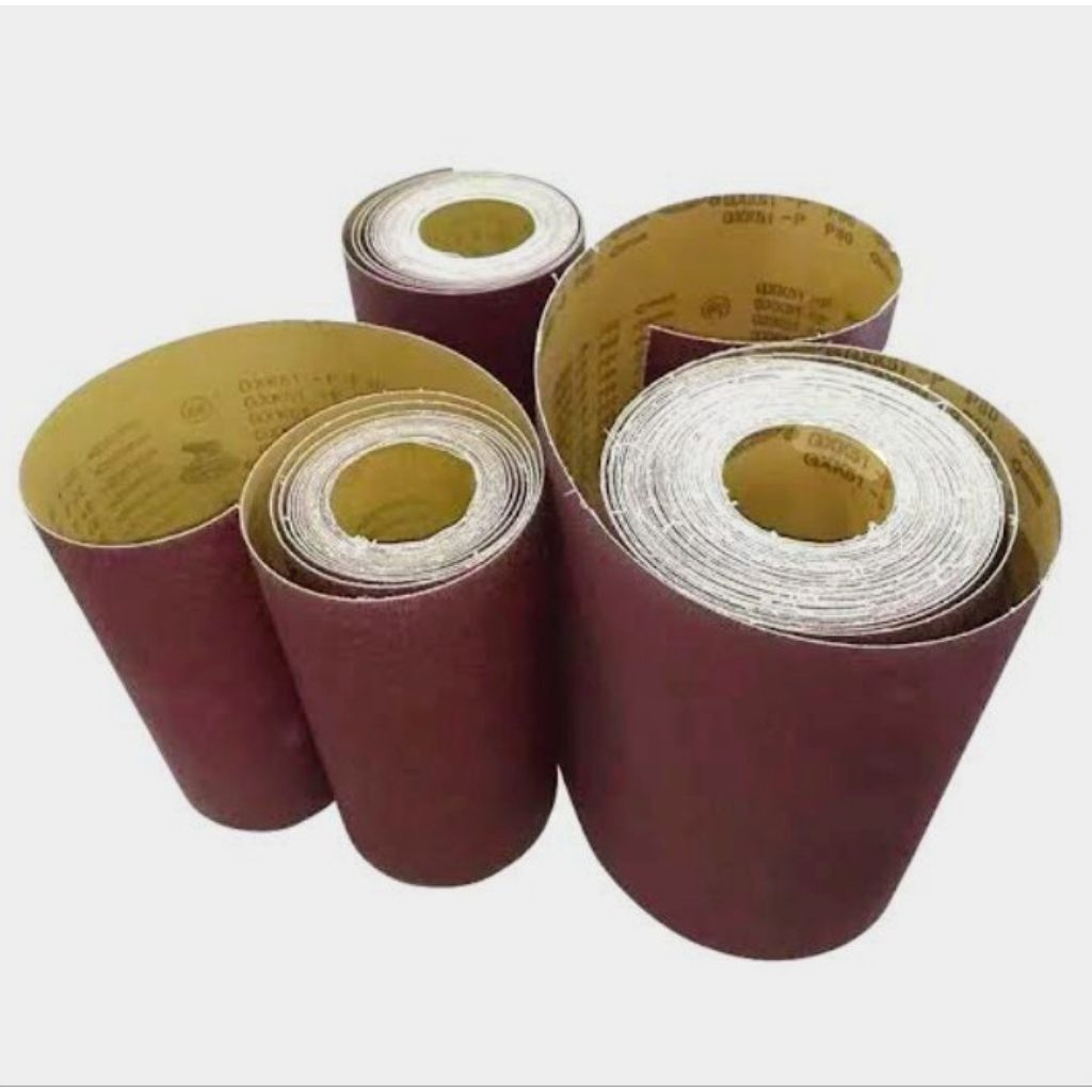 Amplas roll grit 100 / Amplas meteran grit 100