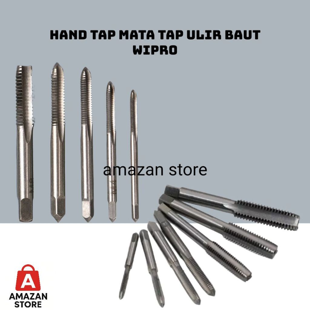 Hand Tap Mata Tap Ulir Baut Wipro M8 M10 M12