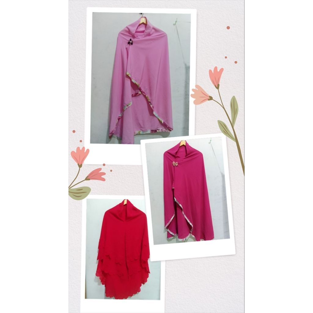 Preloved Bergo / hijab instan / bergo syari / jilbab syar'i/ preloved jilbab