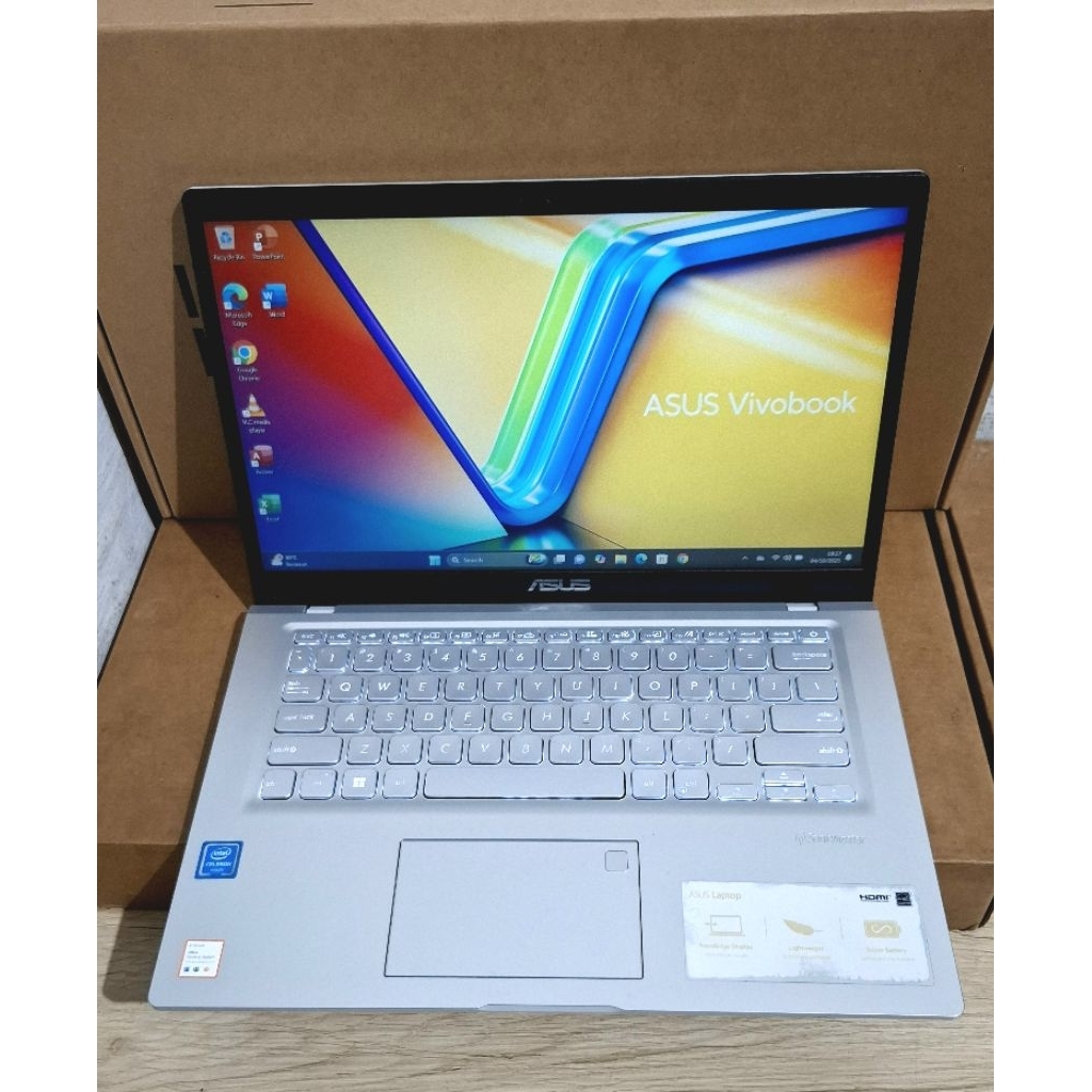Laptop ASUS VIVOBOOK A416MAO-FHDIntel N4020 Ram 4 SSD 256 FHD IPS Backlight keyboard, Fingerprint, F