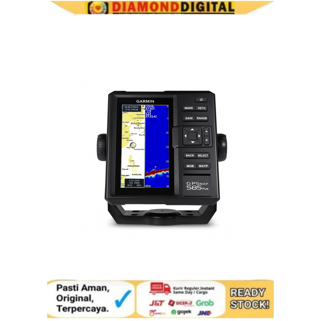 Garmin GPSMAP 585 Plus GT15M-TH - GPS Fish Finder with Transducer GT15M-TH