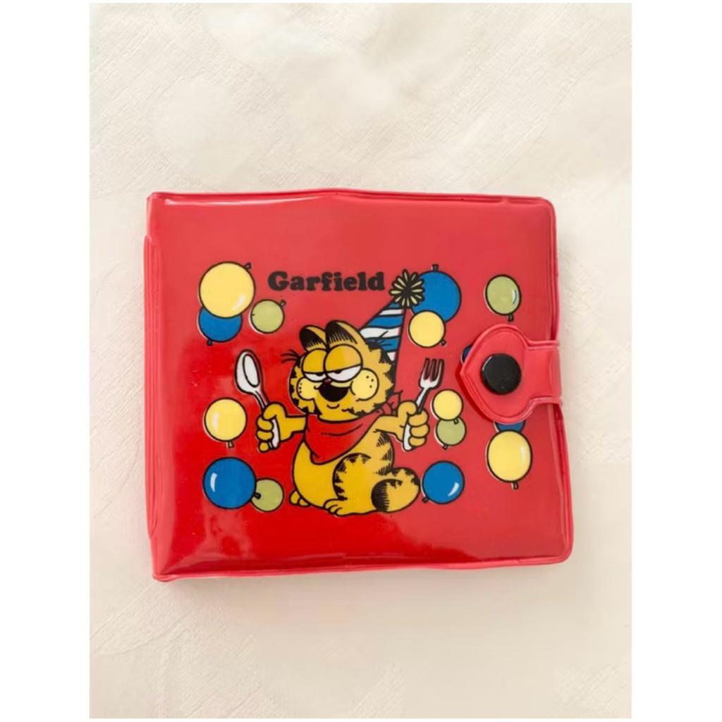Garfield red wallet dompet lipat anak motif garfield