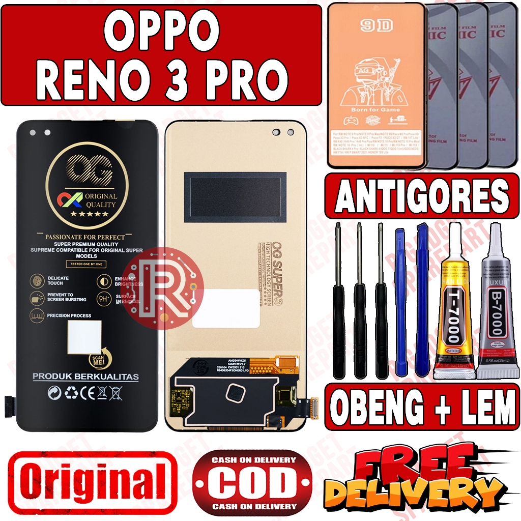 Lcd Touchscreen OPPO RENO 3 PRO Original OEM Fullset