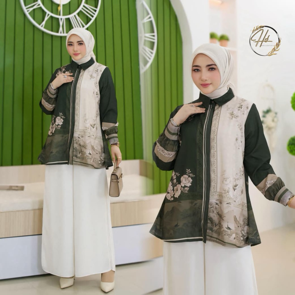 Tunik Mewah Terbaru | Tunik HMF | Setelan Wanita | Baju Tunik Kekinian