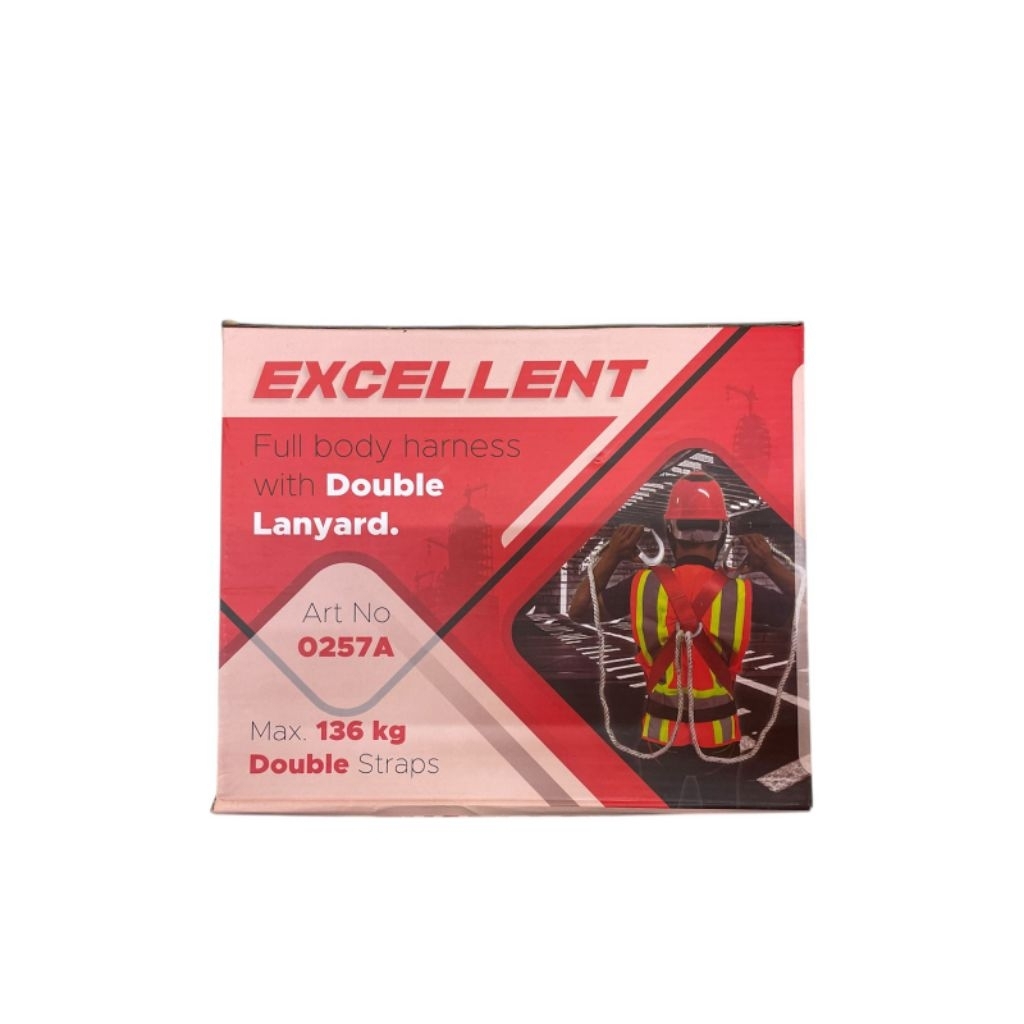 Safety Body Harness Double Hook Lanyard Excellent