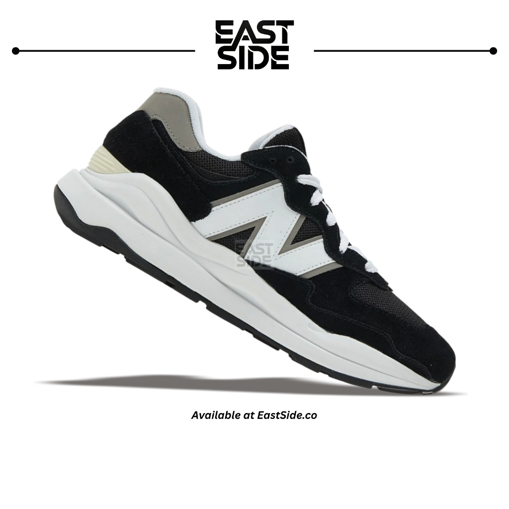 Eastside.co - Sepatu NB 57 40 Black White WhiteBlack Sneakers Authentic