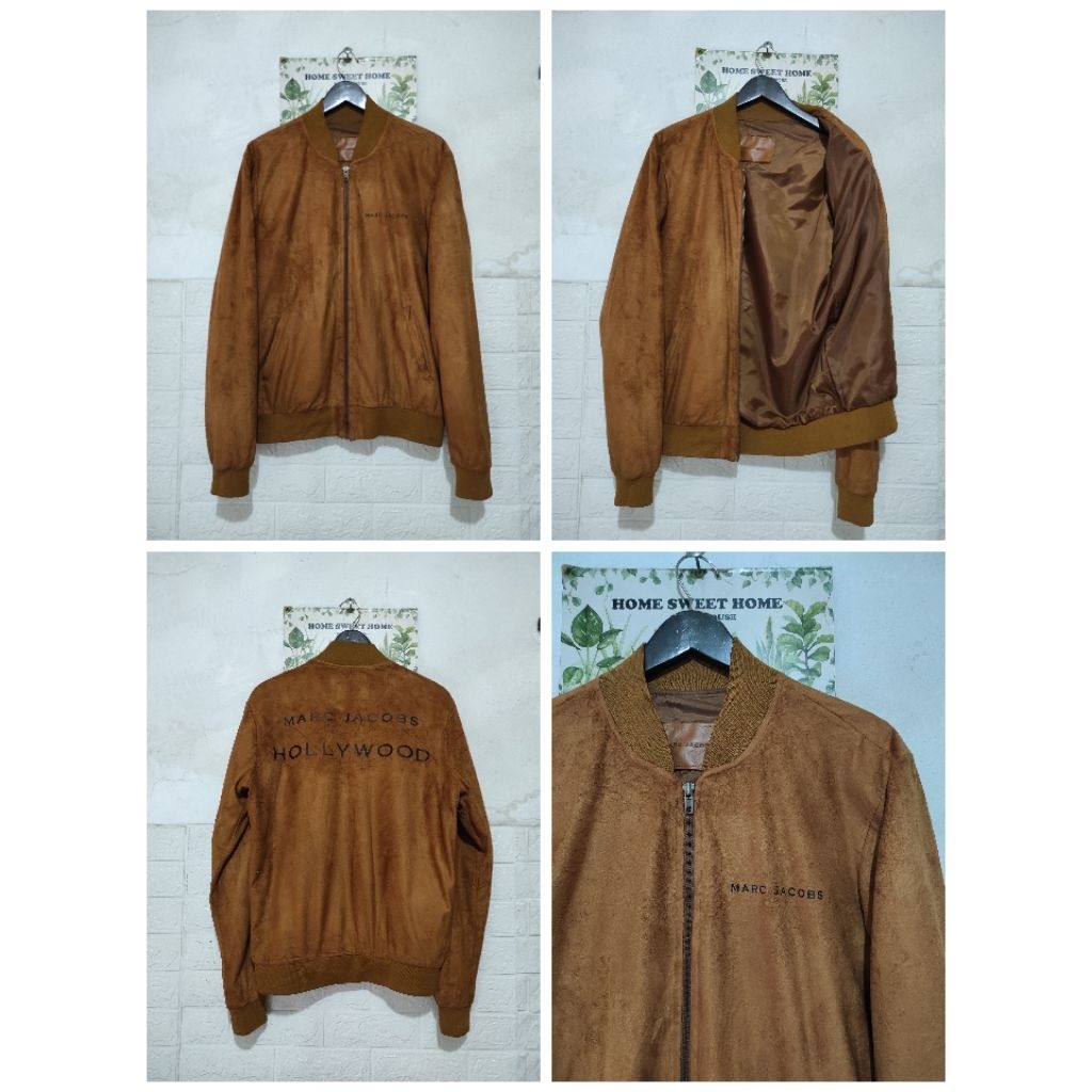 Jaket Bomber suede marc jacobs