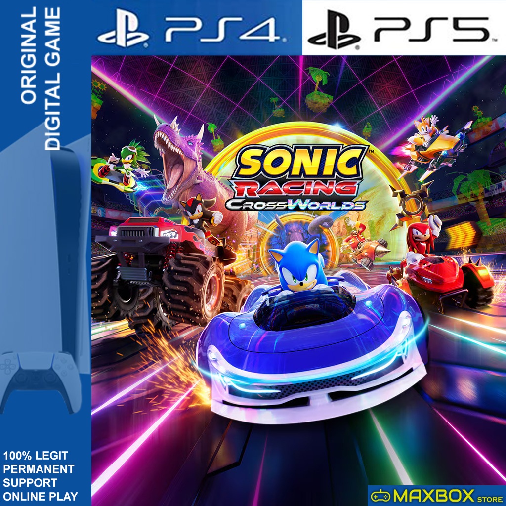 Sonic Racing: CrossWorlds PS4 PS5 Original Game