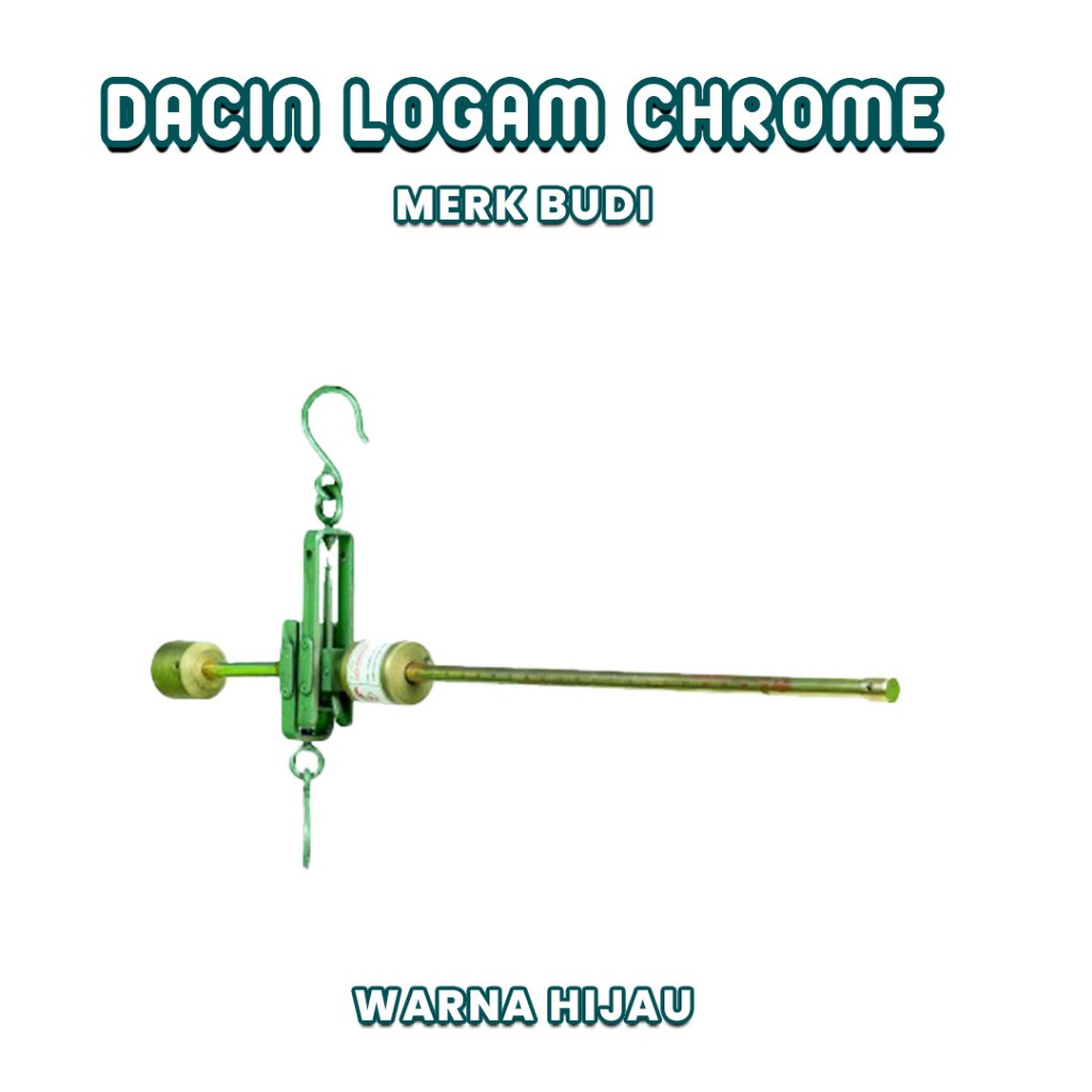 Timbangan Gantung Dacin Logam Kuningan Merk BUDI / Timbangan Gantung Merk Budi 25kg