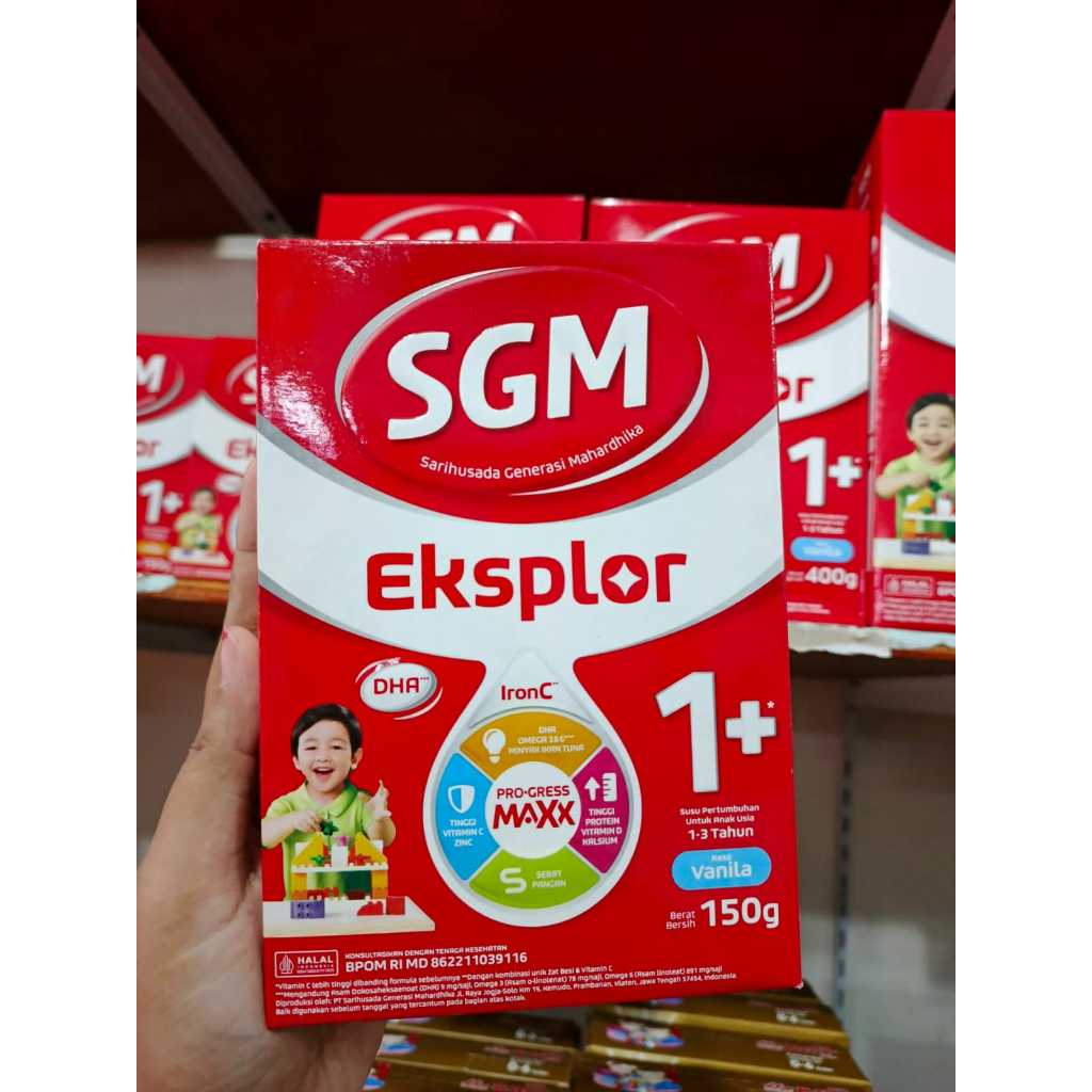 Susu SGM 1+ (1-3 Tahun) 150 Gram Vanila