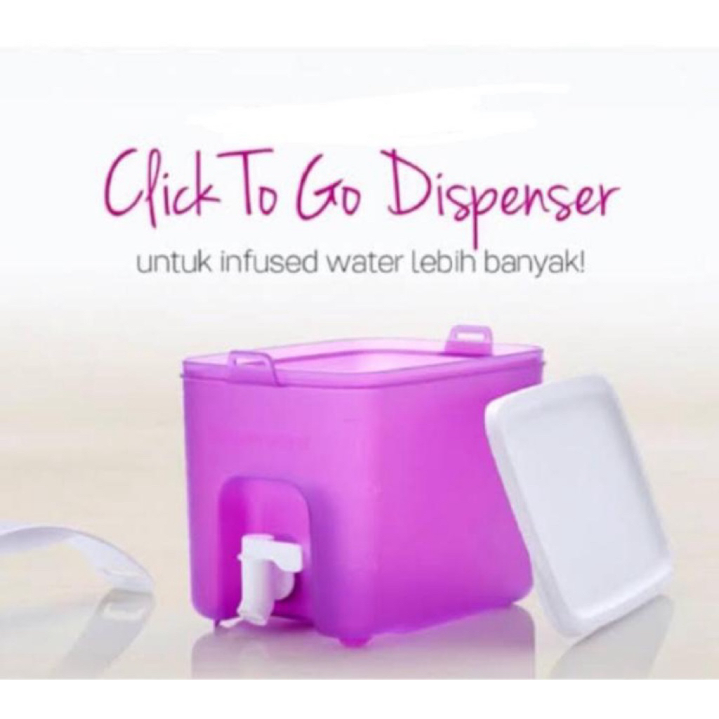 Click to go beverage dispenser tupperware 3L