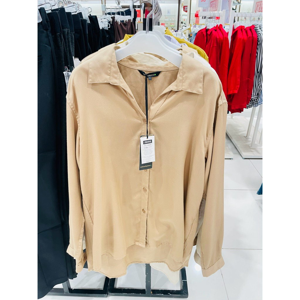 kemeja cardinal femme kemeja over size cardinal femme