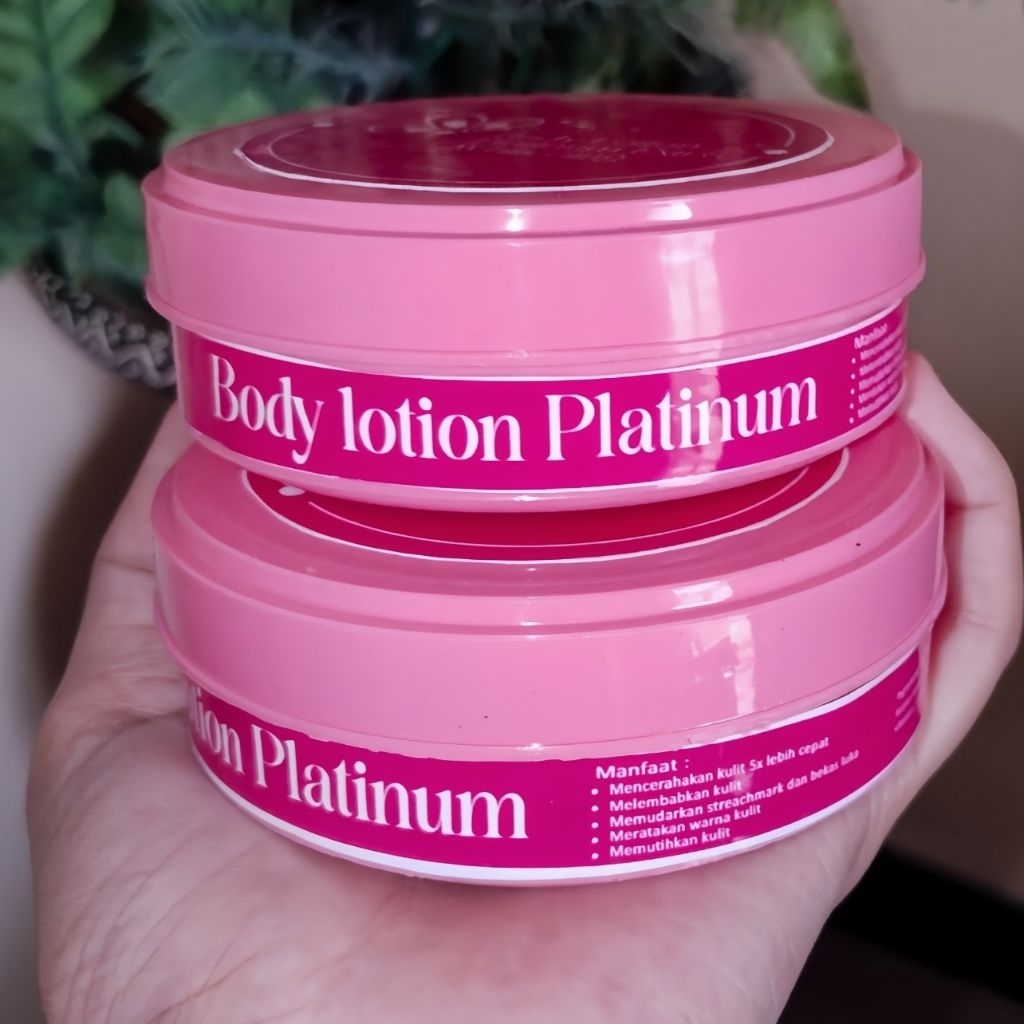 Body lotion platinum