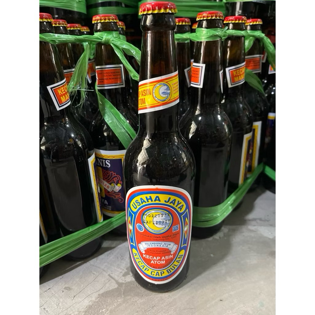 Kecap Asin Cap bulan 620ml besar / kecap asin botol / kecap aslin asli palembang