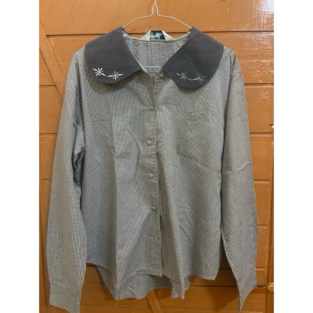 KEMEJA ATASAN UNIQLO NOVEL MICE PL