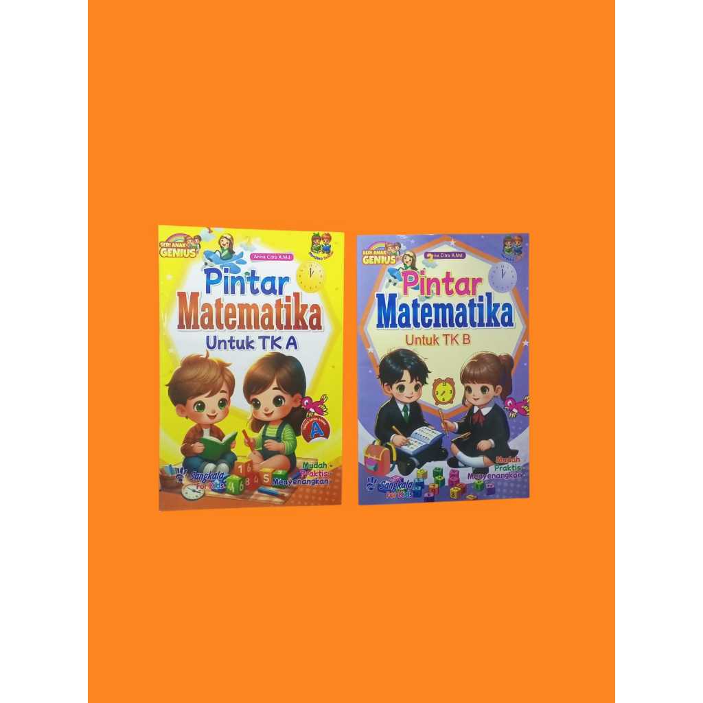 Seri Anak Genius Pintar Matematika Untuk TK A,B - Sangkala