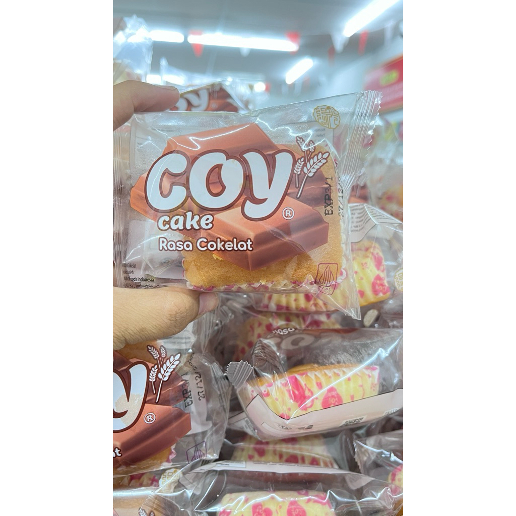 Coy cake / Bolu Coy rasa coklat 45g