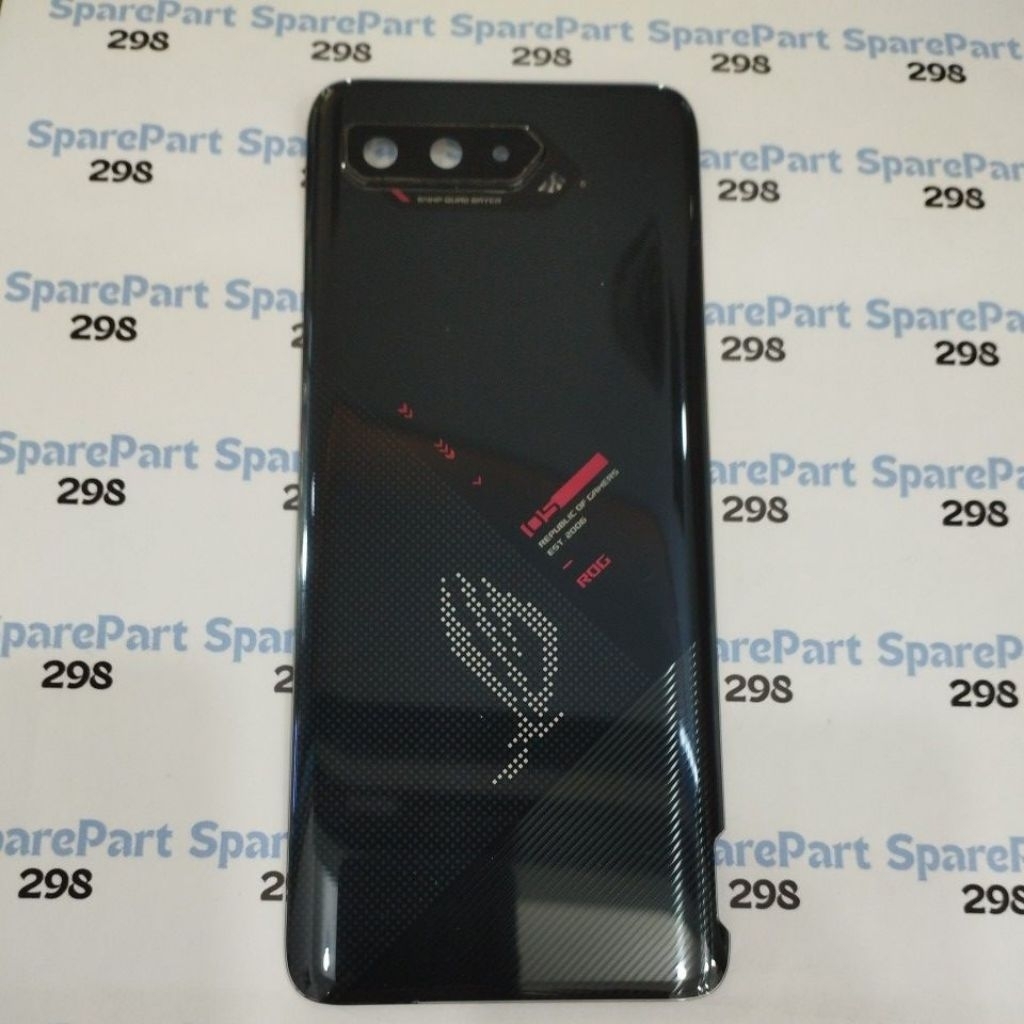 BACKGLASS ASUS ROG PHONE 5 ORIGINAL BEKAS