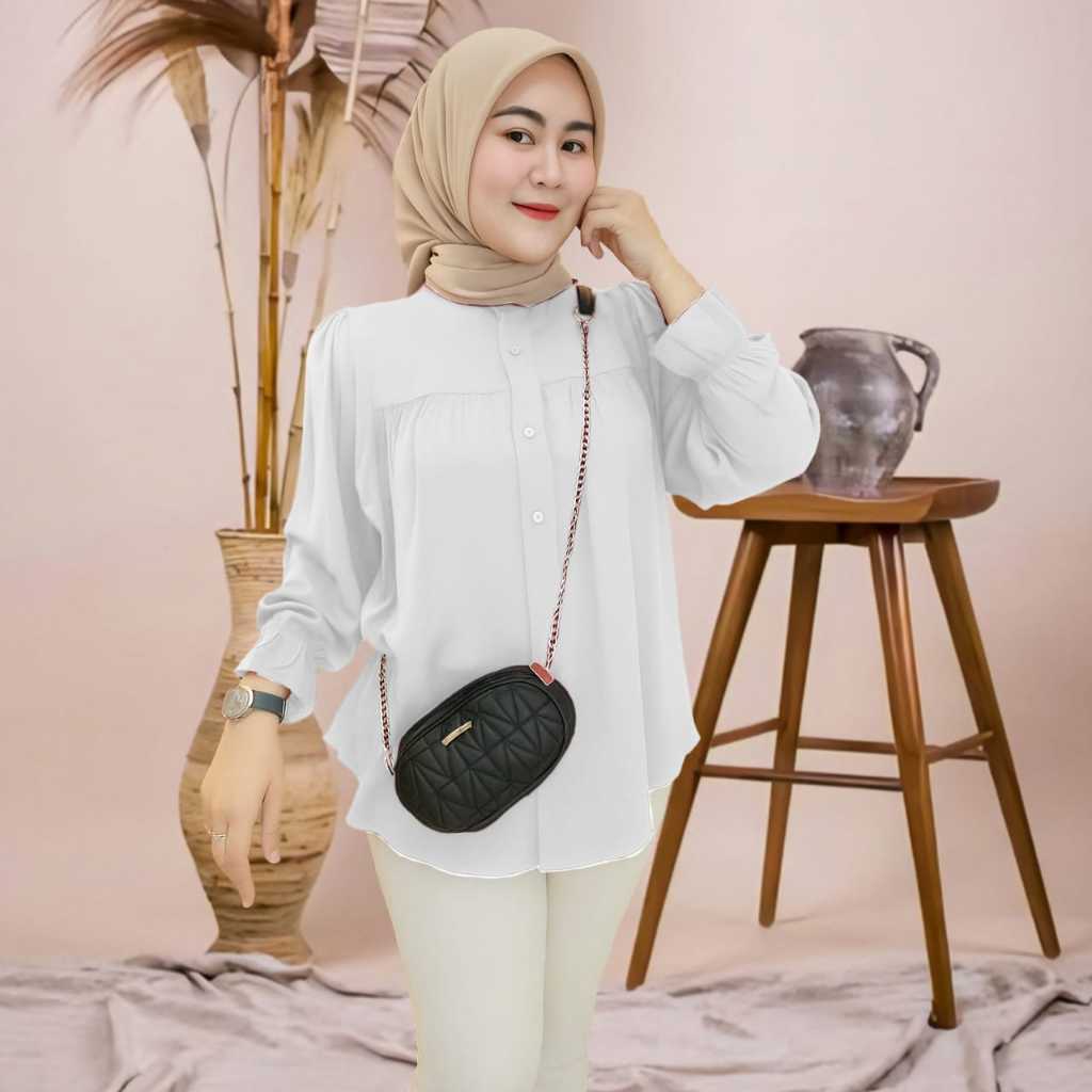 PROMO baju atasan kemeja wanita polos