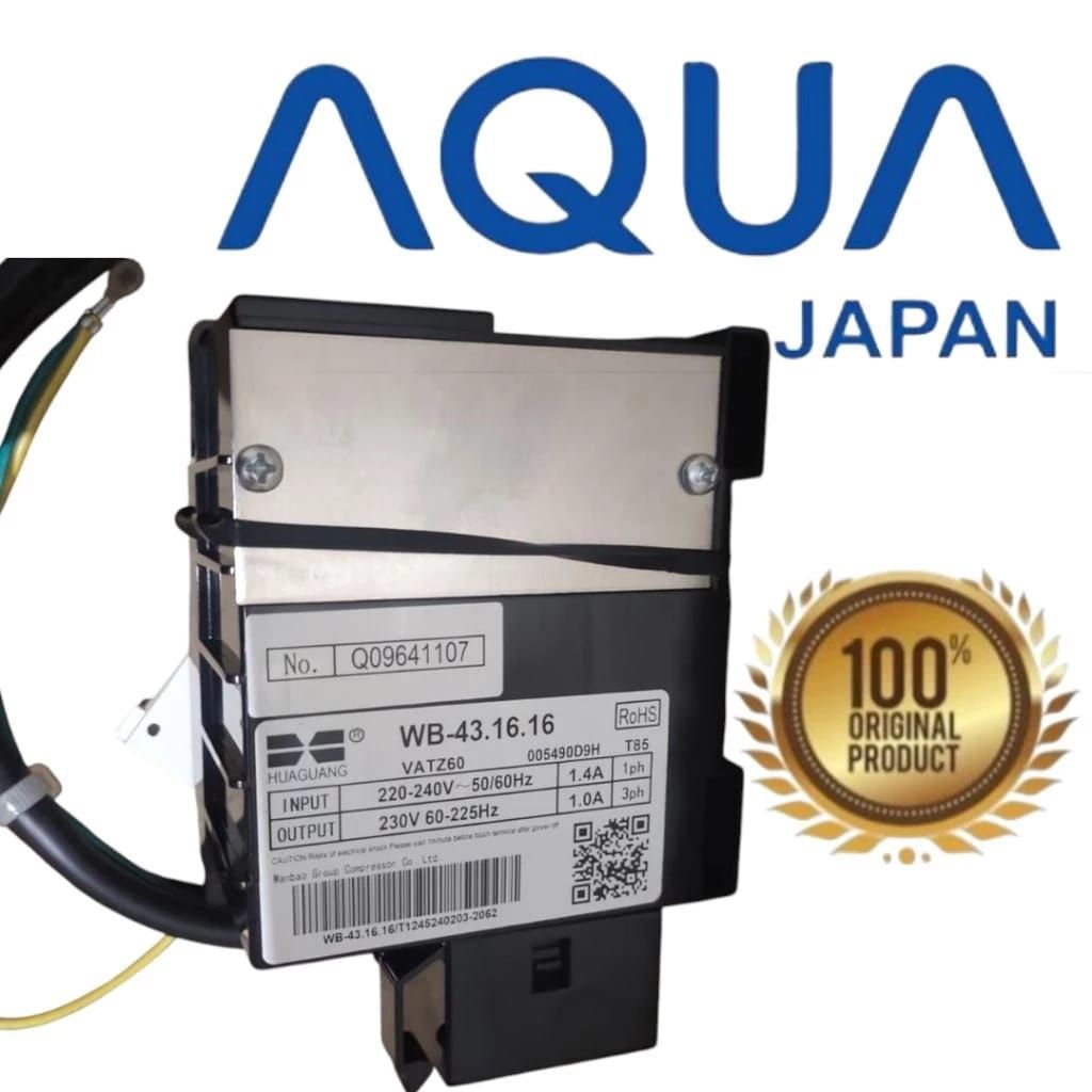 modul PCB inverter kulkas aqua 2 pintu japan sanyo AQR-D275