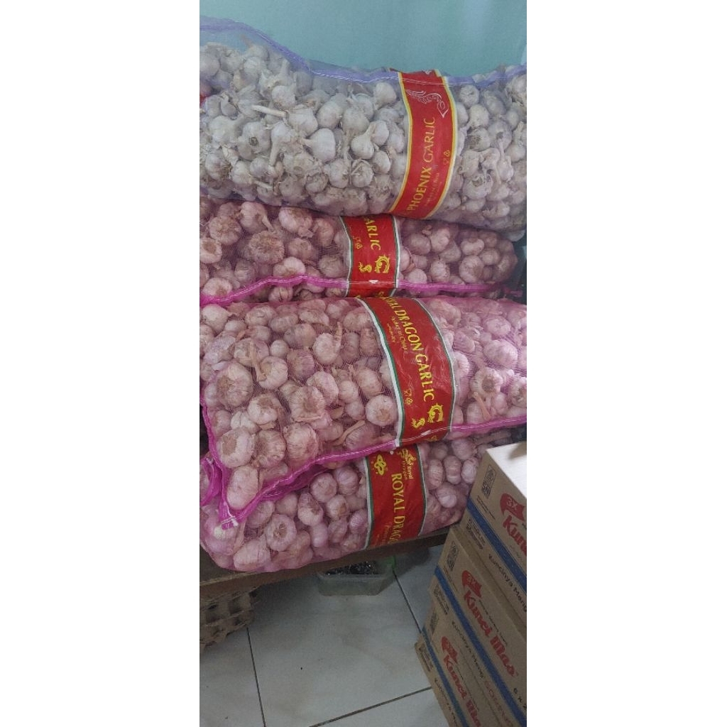 bawang putih kotor 1kg