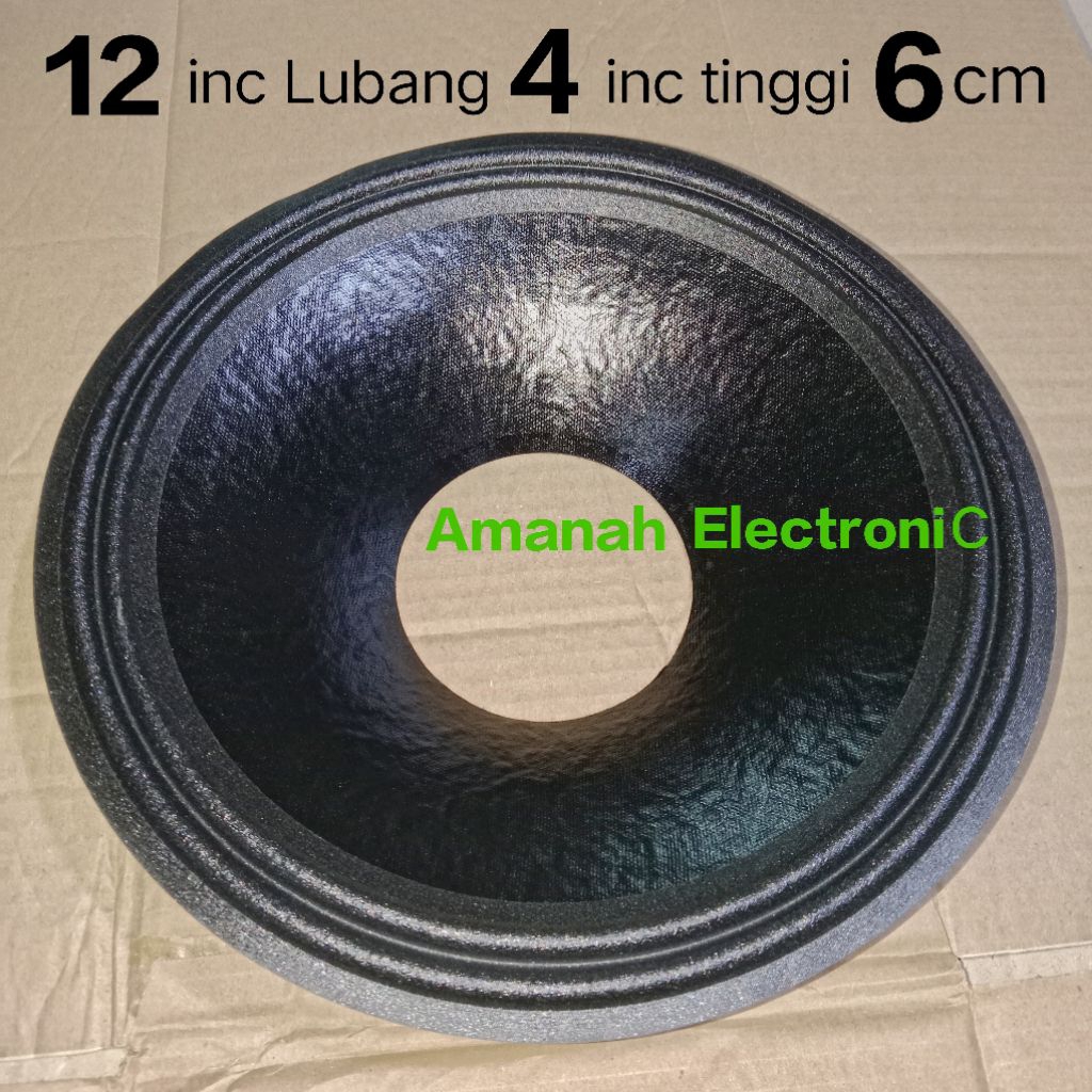 daun kertas speaker 12 inc jeruk Lubang 4 inc