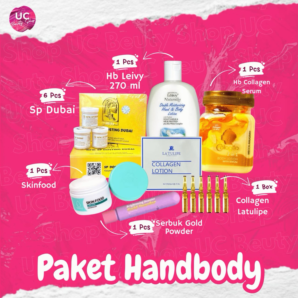 [Paket 2] Bahan Hb pencerah // Paket Hb leivy Ukuran 270ml