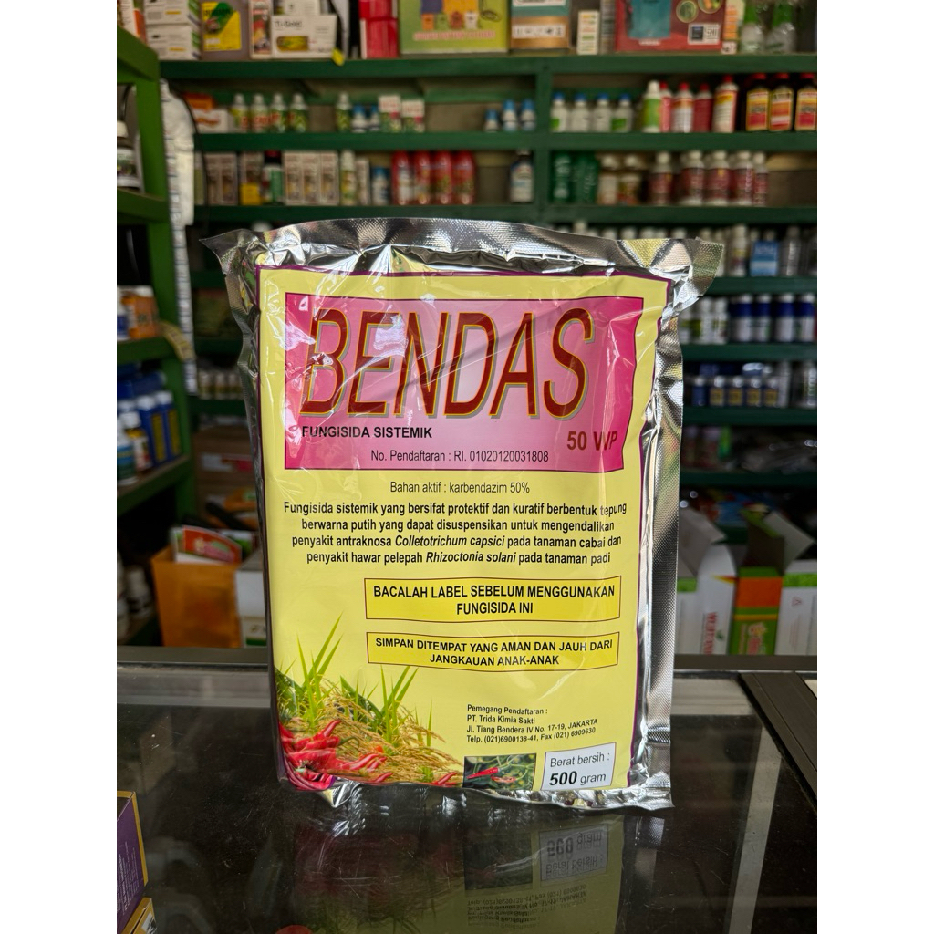 Fungisida Sistemik Bendas 50 WP 500 gram