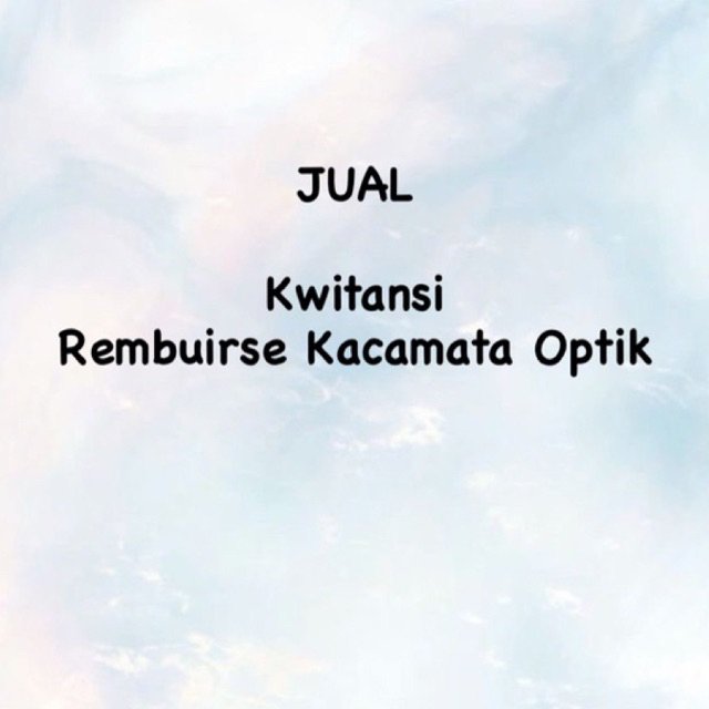 KWITANSI Kacamata onlyy