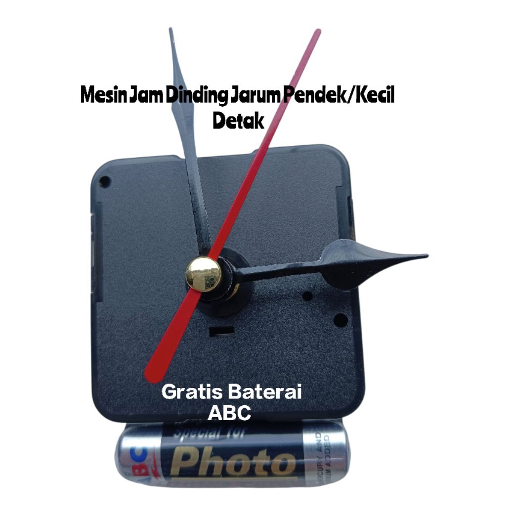 Mesin Jam Dinding Jarum Kecil