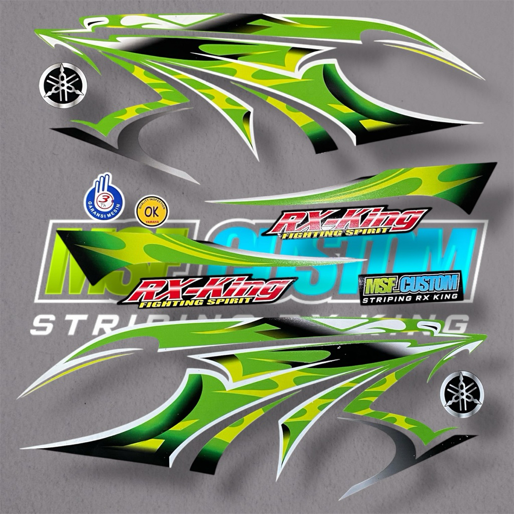 Striping Rx King 2006 Transparan || Striping Rx King Dragon