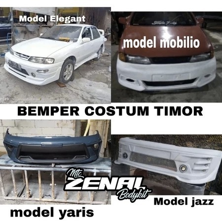 BEMPER DEPAN TIMOR COSTUM SEMUA MODEL BUMPER DEPAN TIMOR MODEL JAZZ MIBILIO YARIS HEYKERS ELEGANT