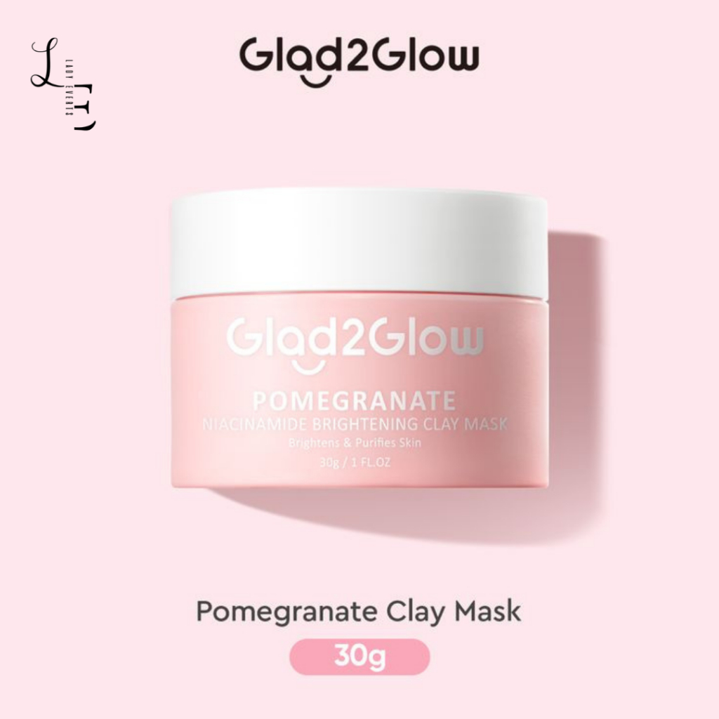 POMEGRANATE NIACINAMIDE BRIGHTENING CLAY MASK 30g